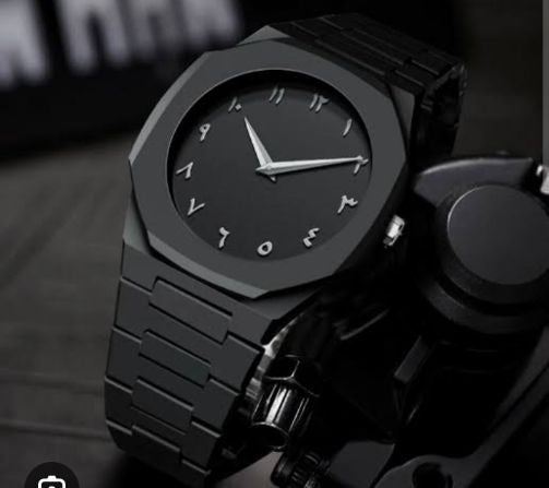 Full Black Aura Quartz Lightweight Watch-without box