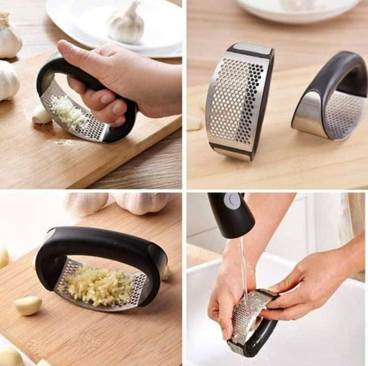 Stainless Steel Garlic Press