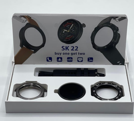 Sk 22 Smartwatch With 2 Watch Body And 2 Stripes Amoled Display Smart Watch